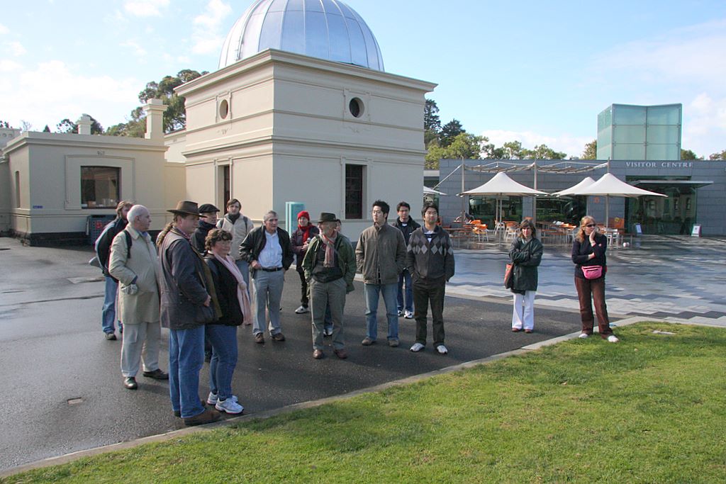 Old Melbourne Observatory: Astrograph House (1889) in background (with dome)