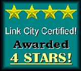 Awarded 4 stars by Link City!