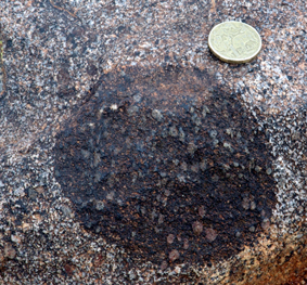 granite with refractory material blocks