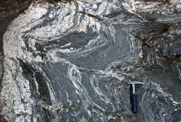 folds and ultramylonite