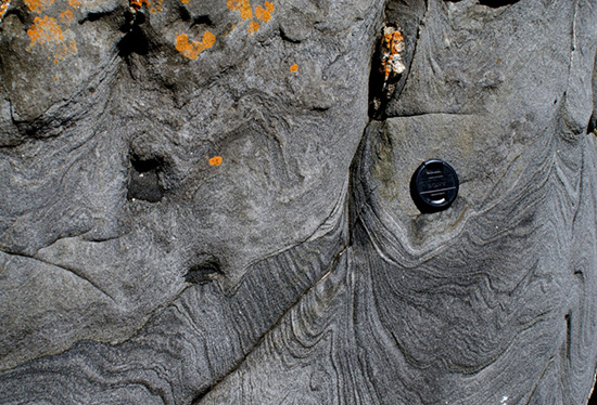 Cross bedding and boudin