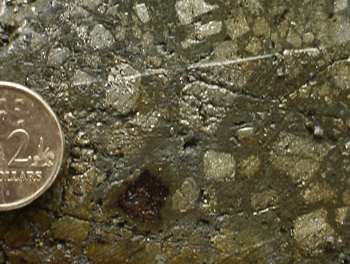 Massive pyrite