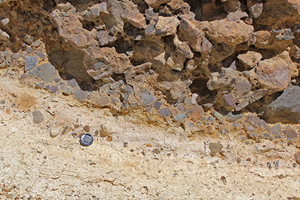 lahar above the tuff