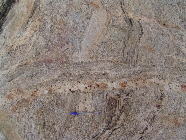 banded pegmatite